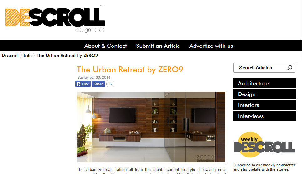 Descroll 2014 -  The Urban Retreat