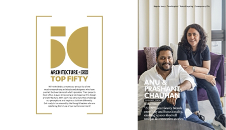 2025, TOP 50, Architecture+Design, India